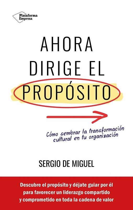 AHORA DIRIGE EL PROPÓSITO | 9788419655844 | DE MIGUEL, SERGIO | Llibreria Drac - Librería de Olot | Comprar libros en catalán y castellano online