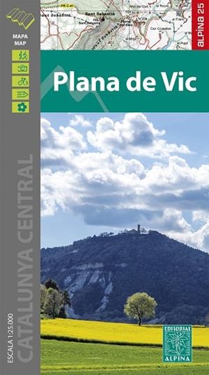 PLANA DE VIC E: 1/25000 | 9788480909921 | AA.DD. | Llibreria Drac - Llibreria d'Olot | Comprar llibres en català i castellà online