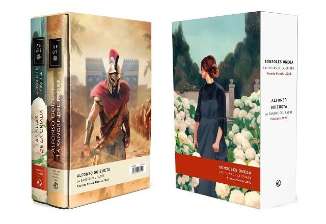 ESTUCHE PREMIO PLANETA 2023 (LAS HIJAS DE LA CRIADA + LA SANGRE DEL PADRE) | 9788408280194 | ÓNEGA, SONSOLES; GOIZUETA, ALFONSO | Llibreria Drac - Librería de Olot | Comprar libros en catalán y castellano online