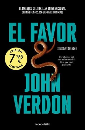 FAVOR, EL (SERIE DAVID GURNEY 8) | 9788419498175 | VERDON, JOHN | Llibreria Drac - Librería de Olot | Comprar libros en catalán y castellano online
