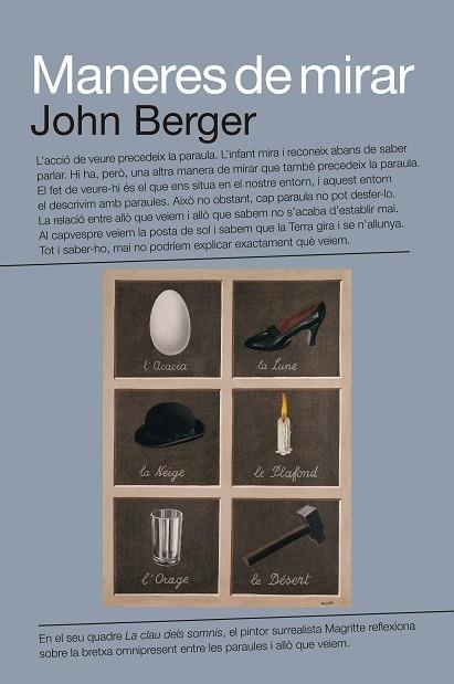 MANERES DE MIRAR | 9788418858703 | BERGER, JOHN | Llibreria Drac - Librería de Olot | Comprar libros en catalán y castellano online