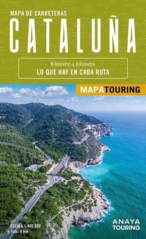 MAPA DE CARRETERAS DE CATALUÑA (DESPLEGABLE), ESCALA 1:400.000 | 9788491587163 | ANAYA TOURING | Llibreria Drac - Librería de Olot | Comprar libros en catalán y castellano online