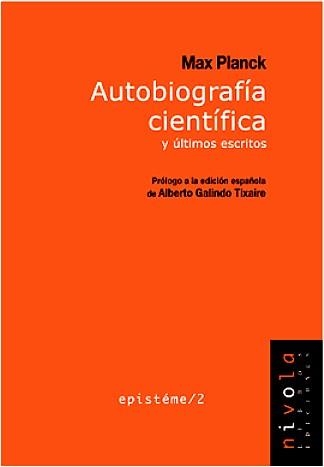 AUTOBIOGRAFIA CIENTIFICA | 9788495599049 | PLANCK, MAX | Llibreria Drac - Librería de Olot | Comprar libros en catalán y castellano online