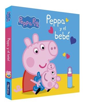 PEPPA PIG Y EL BEBÉ (PEPPA PIG. LIBRO DE CARTÓN) | 9788448866990 | HASBRO  EONE | Llibreria Drac - Librería de Olot | Comprar libros en catalán y castellano online