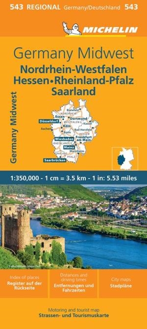 MAPA REGIONAL GERMANY MIDWEST (REGIONAL 543) | 9782067258990 | AA.DD. | Llibreria Drac - Llibreria d'Olot | Comprar llibres en català i castellà online