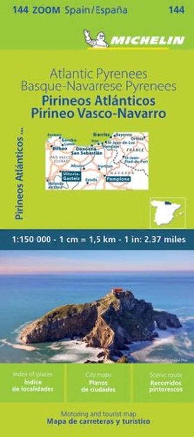 MAPA ZOOM PIRINEOS ATLANTICOS PIRINEO VASCO-NAVARRO (ZOOM 144) | 9782067258877 | AA.DD. | Llibreria Drac - Librería de Olot | Comprar libros en catalán y castellano online