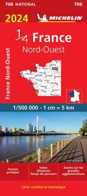 MAPA NATIONAL FRANCE NORD-OUEST (NATIONAL 706) | 9782067261341 | AA.DD. | Llibreria Drac - Llibreria d'Olot | Comprar llibres en català i castellà online