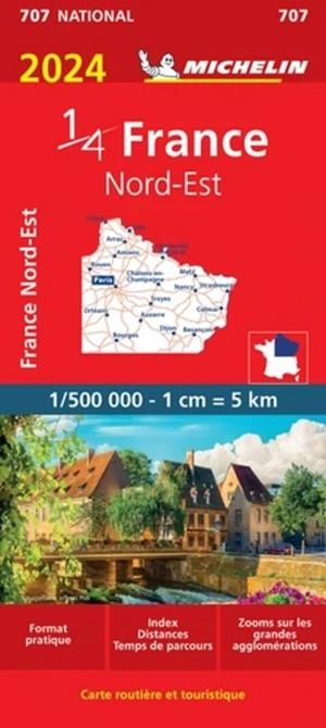 MAPA NATIONAL FRANCE NORD-EST (NATIONAL 707) | 9782067261358 | AA.DD. | Llibreria Drac - Llibreria d'Olot | Comprar llibres en català i castellà online