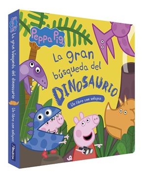GRAN BÚSQUEDA DEL DINOSAURIO, LA (PEPPA PIG. LIBRO DE CARTÓN CON SOLAPAS) | 9788448867096 | HASBRO EONE | Llibreria Drac - Librería de Olot | Comprar libros en catalán y castellano online