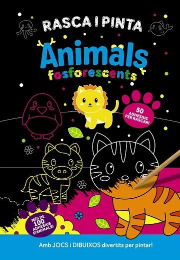 RASCA I PINTA ANIMALS FOSFORESCENTS | 9788413493107 | AA.DD. | Llibreria Drac - Librería de Olot | Comprar libros en catalán y castellano online