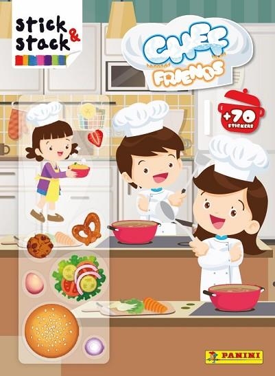 STICK & STACK CHEF FRIENDS | 9788427873711 | PANINI ESPAÑA S.A. | Llibreria Drac - Llibreria d'Olot | Comprar llibres en català i castellà online