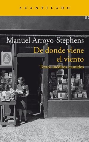 DE DONDE VIENE EL VIENTO | 9788419036964 | ARROYO-STEPHENS, MANUEL | Llibreria Drac - Llibreria d'Olot | Comprar llibres en català i castellà online