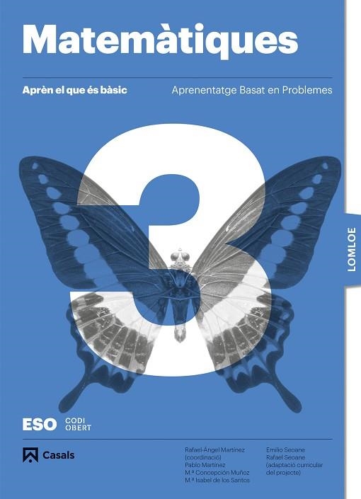MATEMÀTIQUES 3 ESO. APRÈN EL QUE ÉS BÀSIC LOMLOE | 9788421882047 | AA.DD. | Llibreria Drac - Librería de Olot | Comprar libros en catalán y castellano online