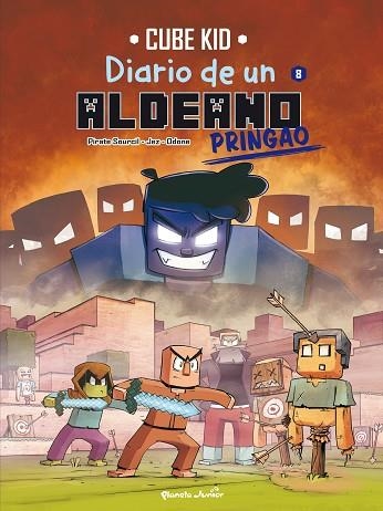 MINECRAFT. DIARIO DE UN ALDEANO PRINGAO. CÓMIC 8 | 9788408290056 | CUBE KID | Llibreria Drac - Librería de Olot | Comprar libros en catalán y castellano online