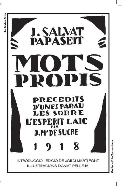 MOTS PROPIS | 9788412820409 | SALVAT PAPASSEIT, JOAN | Llibreria Drac - Librería de Olot | Comprar libros en catalán y castellano online