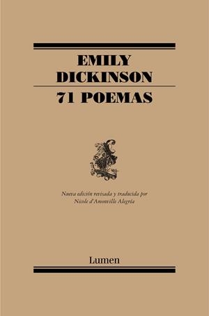 71 POEMAS (NUEVA EDICIÓN REVISADA) | 9788426426956 | DICKINSON, EMILY | Llibreria Drac - Llibreria d'Olot | Comprar llibres en català i castellà online