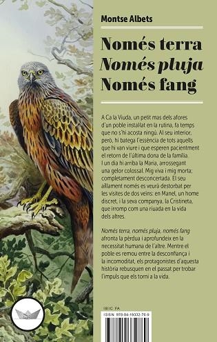 NOMÉS TERRA, NOMÉS PLUJA, NOMÉS FANG | 9788419332769 | ALBETS REIG, MONTSE | Llibreria Drac - Librería de Olot | Comprar libros en catalán y castellano online