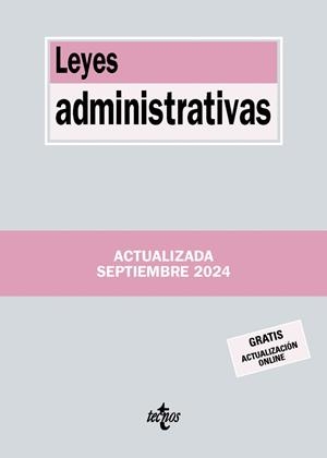 LEYES ADMINISTRATIVAS (ED. 2024) | 9788430991075 | EDITORIAL TECNOS | Llibreria Drac - Librería de Olot | Comprar libros en catalán y castellano online