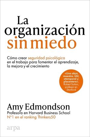 ORGANIZACIÓN SIN MIEDO, LA | 9788410313187 | EDMONDSON, AMY | Llibreria Drac - Llibreria d'Olot | Comprar llibres en català i castellà online