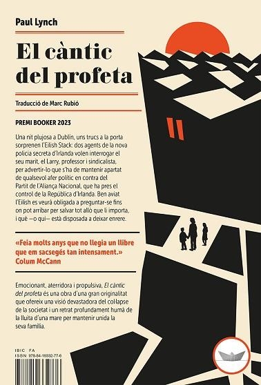 CÀNTIC DEL PROFETA,EL | 9788419332776 | LYNCH, PAUL | Llibreria Drac - Librería de Olot | Comprar libros en catalán y castellano online