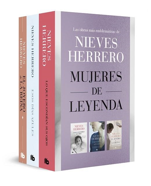 MUJERES DE LEYENDA (PACK CON: LO QUE ESCONDÍAN SUS OJOS | ESOS DÍAS AZULES | EL JOYERO DE LA REINA) | 9788413149899 | HERRERO, NIEVES | Llibreria Drac - Librería de Olot | Comprar libros en catalán y castellano online