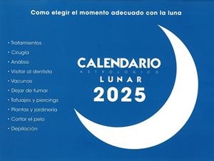 CALENDARIO LUNAR 2025 | 9788409637874 | SERRANO, MARÍA JOSÉ | Llibreria Drac - Librería de Olot | Comprar libros en catalán y castellano online