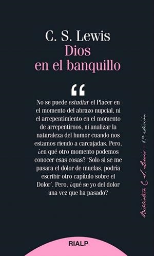 DIOS EN EL BANQUILLO | 9788432148071 | LEWIS, C.S. | Llibreria Drac - Librería de Olot | Comprar libros en catalán y castellano online