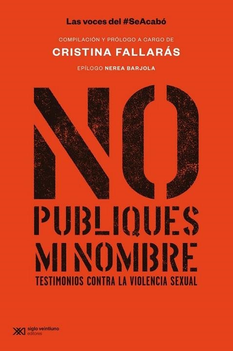 NO PUBLIQUES MI NOMBRE | 9788432321320 | FALLARAS CRISTINA | Llibreria Drac - Llibreria d'Olot | Comprar llibres en català i castellà online