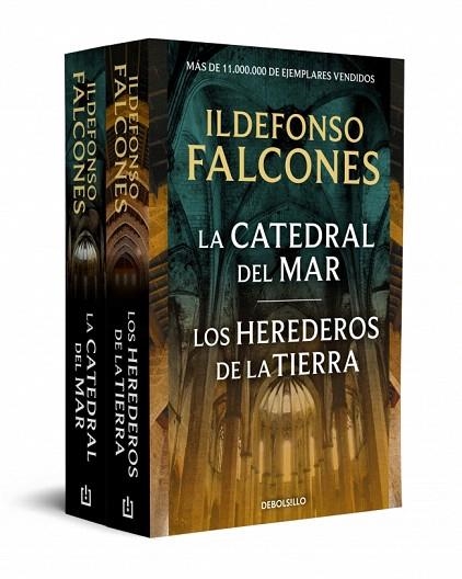 ILDEFONSO FALCONES (EDICIÓN PACK CON: LA CATEDRAL DEL MAR | LOS HEREDEROS DE LA TIERRA) | 9788466381963 | FALCONES, ILDEFONSO | Llibreria Drac - Librería de Olot | Comprar libros en catalán y castellano online