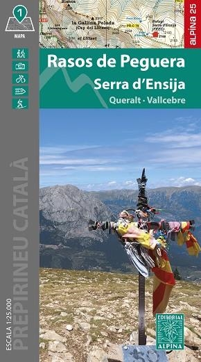 RASOS DE PEGUERA - SERRA D'ENSIJA E.1/25000 | 9788470111532 | AA.DD. | Llibreria Drac - Llibreria d'Olot | Comprar llibres en català i castellà online