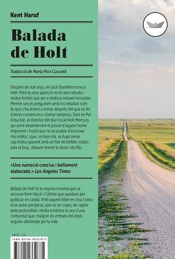 BALADA DE HOLT, LA | 9788419332875 | HARUF, KENT | Llibreria Drac - Librería de Olot | Comprar libros en catalán y castellano online
