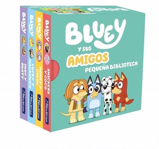 BLUEY Y SUS AMIGOS. PEQUEÑA BIBLIOTECA (EDICIÓN EN ESPAÑOL) (BLUEY. LIBRO JUGUETE) | 9788448870355 | BLUEY | Llibreria Drac - Librería de Olot | Comprar libros en catalán y castellano online