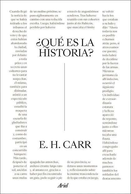 ¿QUÉ ES LA HISTORIA? | 9788434438491 | CARR, E. H. | Llibreria Drac - Librería de Olot | Comprar libros en catalán y castellano online