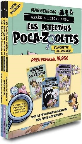 PACK APRÈN A LLEGIR AMB... ELS DETECTIUS POCA-ZOOLTES! 1-3. EN LLETRA MAJÚSCULA | 9791387519438 | BENEGAS, MAR | Llibreria Drac - Llibreria d'Olot | Comprar llibres en català i castellà online