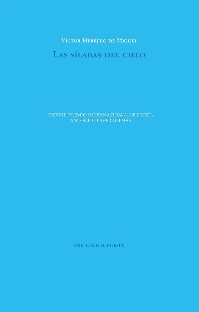 SÍLABAS DEL CIELO, LAS | 9788410309371 | HERRERO DE MIGUEL, VÍCTOR | Llibreria Drac - Llibreria d'Olot | Comprar llibres en català i castellà online
