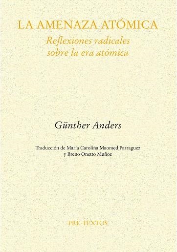 AMENAZA ATÓMICA, LA | 9788410309395 | ANDERS, GÜNTHER | Llibreria Drac - Llibreria d'Olot | Comprar llibres en català i castellà online