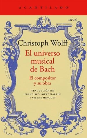 UNIVERSO MUSICAL DE BACH, EL | 9788419958532 | WOLFF, CHRISTOPH | Llibreria Drac - Llibreria d'Olot | Comprar llibres en català i castellà online
