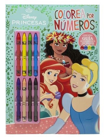 PRINCESAS. COLOREA POR NÚMEROS CON CERAS | 9788410029569 | DISNEY | Llibreria Drac - Librería de Olot | Comprar libros en catalán y castellano online