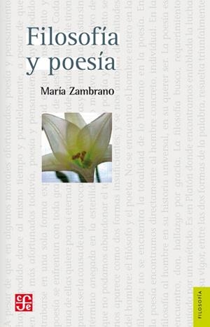 FILOSOFIA Y POESIA | 9788437507736 | ZAMBRANO, MARIA | Llibreria Drac - Llibreria d'Olot | Comprar llibres en català i castellà online