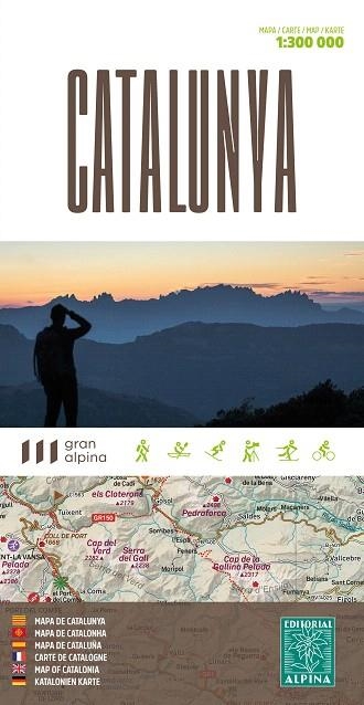 CATALUNYA- GRAN ALPINA. MAPA DE CARRETERES 1:300000 | 9788470111693 | AA.DD. | Llibreria Drac - Librería de Olot | Comprar libros en catalán y castellano online
