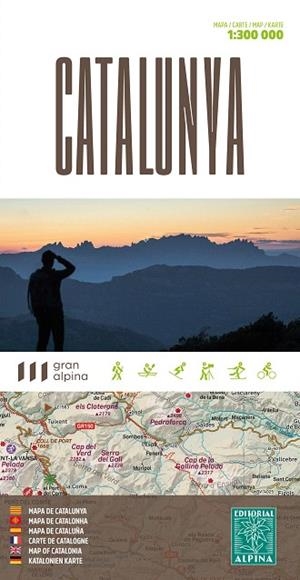 CATALUNYA- GRAN ALPINA. MAPA DE CARRETERES 1:300000 | 9788470111693 | AA.DD. | Llibreria Drac - Llibreria d'Olot | Comprar llibres en català i castellà online