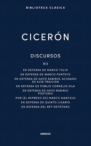 DISCURSOS VII | 9788424999049 | CICERÓN, MARCO TULIO | Llibreria Drac - Llibreria d'Olot | Comprar llibres en català i castellà online