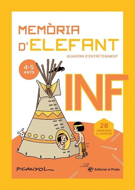MEMÒRIA D'ELEFANT DE 4 A 5 ANYS | 9788419912343 | PICANYOL | Llibreria Drac - Llibreria d'Olot | Comprar llibres en català i castellà online