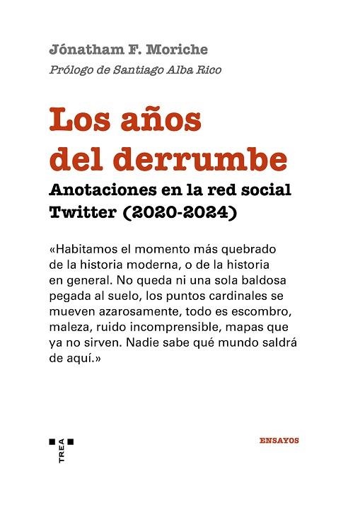 AÑOS DEL DERRUMBE, LOS | 9791387790073 | F. MORICHE, JÓNATHAM | Llibreria Drac - Librería de Olot | Comprar libros en catalán y castellano online