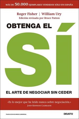 OBTENGA EL SÍ | 9788423439164 | URY, WILLIAM; FISHER, ROGER; PATTON, BRUCE | Llibreria Drac - Librería de Olot | Comprar libros en catalán y castellano online