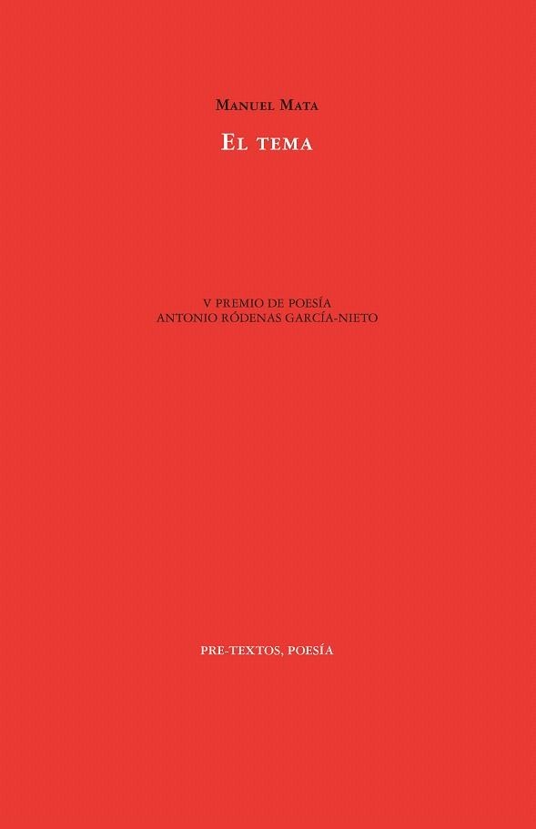 TEMA, EL | 9788410309616 | MATA PIÑEIRO, MANUEL | Llibreria Drac - Librería de Olot | Comprar libros en catalán y castellano online