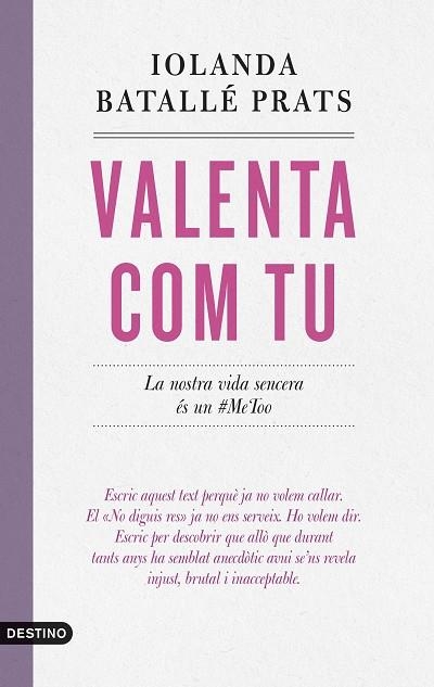 VALENTA COM TU | 9788419734235 | BATALLÉ PRATS, IOLANDA | Llibreria Drac - Librería de Olot | Comprar libros en catalán y castellano online
