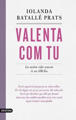 VALENTA COM TU | 9788419734235 | BATALLÉ PRATS, IOLANDA | Llibreria Drac - Llibreria d'Olot | Comprar llibres en català i castellà online