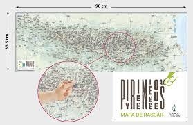 PIRINEOS MAPA DE RASCAR (ESCALA 1:450 000) | 9788470111716 | ALPINA | Llibreria Drac - Librería de Olot | Comprar libros en catalán y castellano online