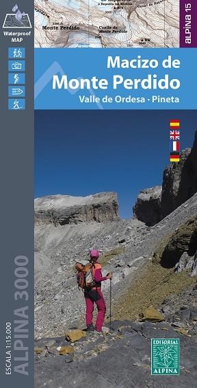 MACIZO DE MONTE PERDIDO (ALPINA 3000 1:15) | 9788470111778 | ALPINA | Llibreria Drac - Librería de Olot | Comprar libros en catalán y castellano online